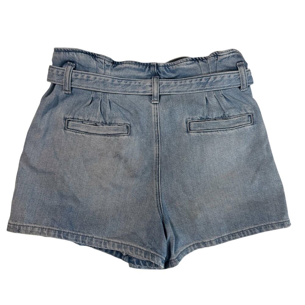 American Eagle Paperbag Waist Denim Shorts Women's 10 Coastal Grandmother Summer - Picture 4 of 11